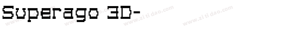 Superago 3D字体转换